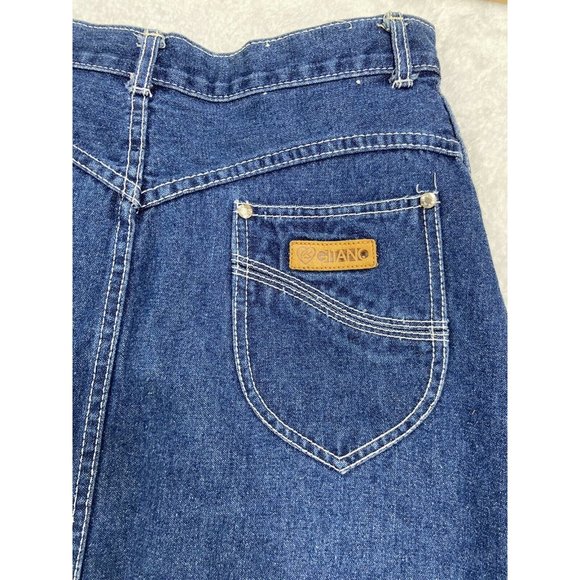 Vintage 80s Jean Skirt High Waisted Size 9 - Picture 7 of 8